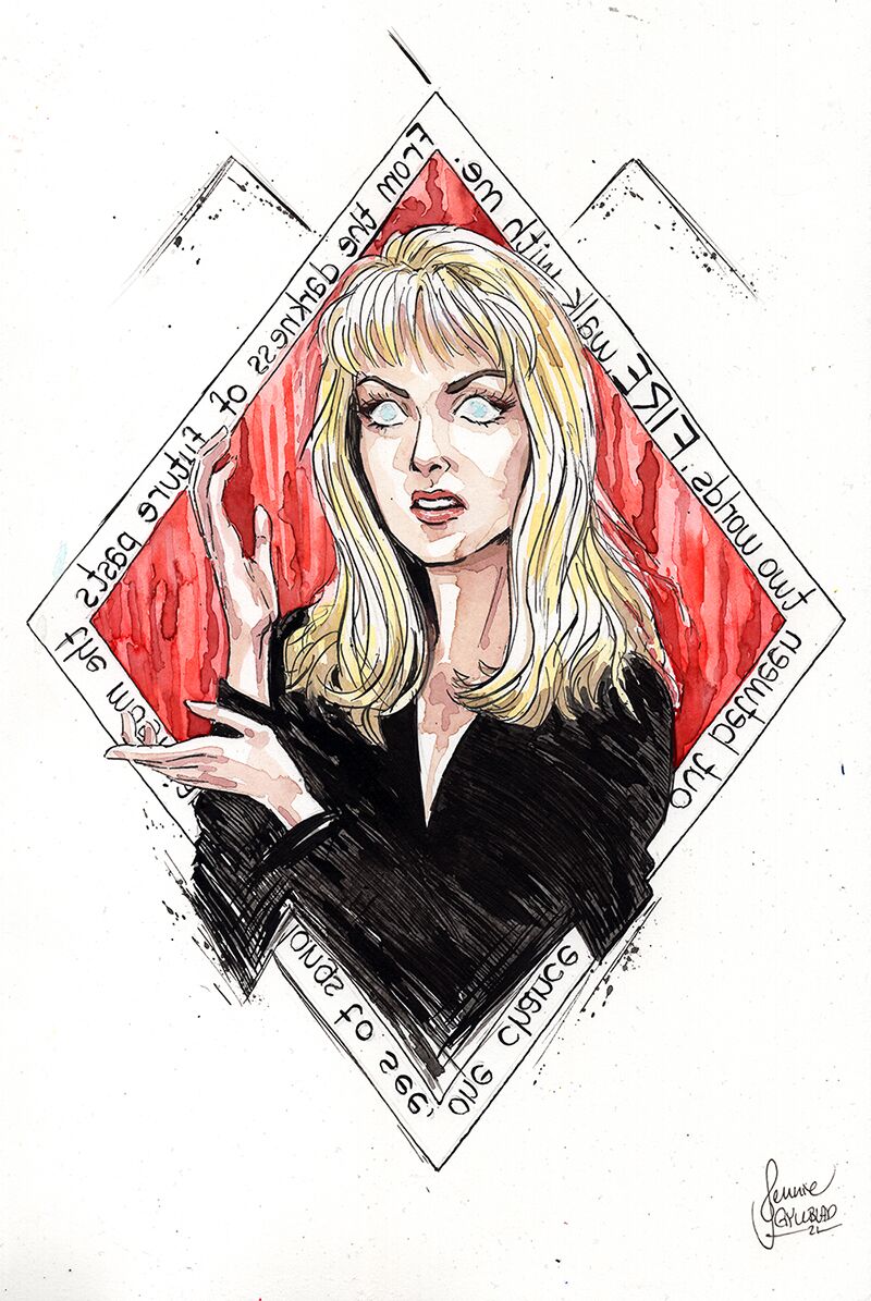 Private commission artwork: Laura Palmer.