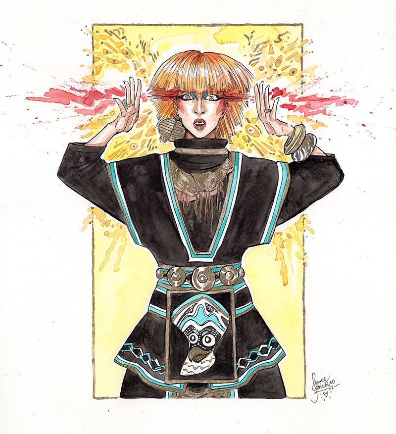 Private commission artwork: Toya.