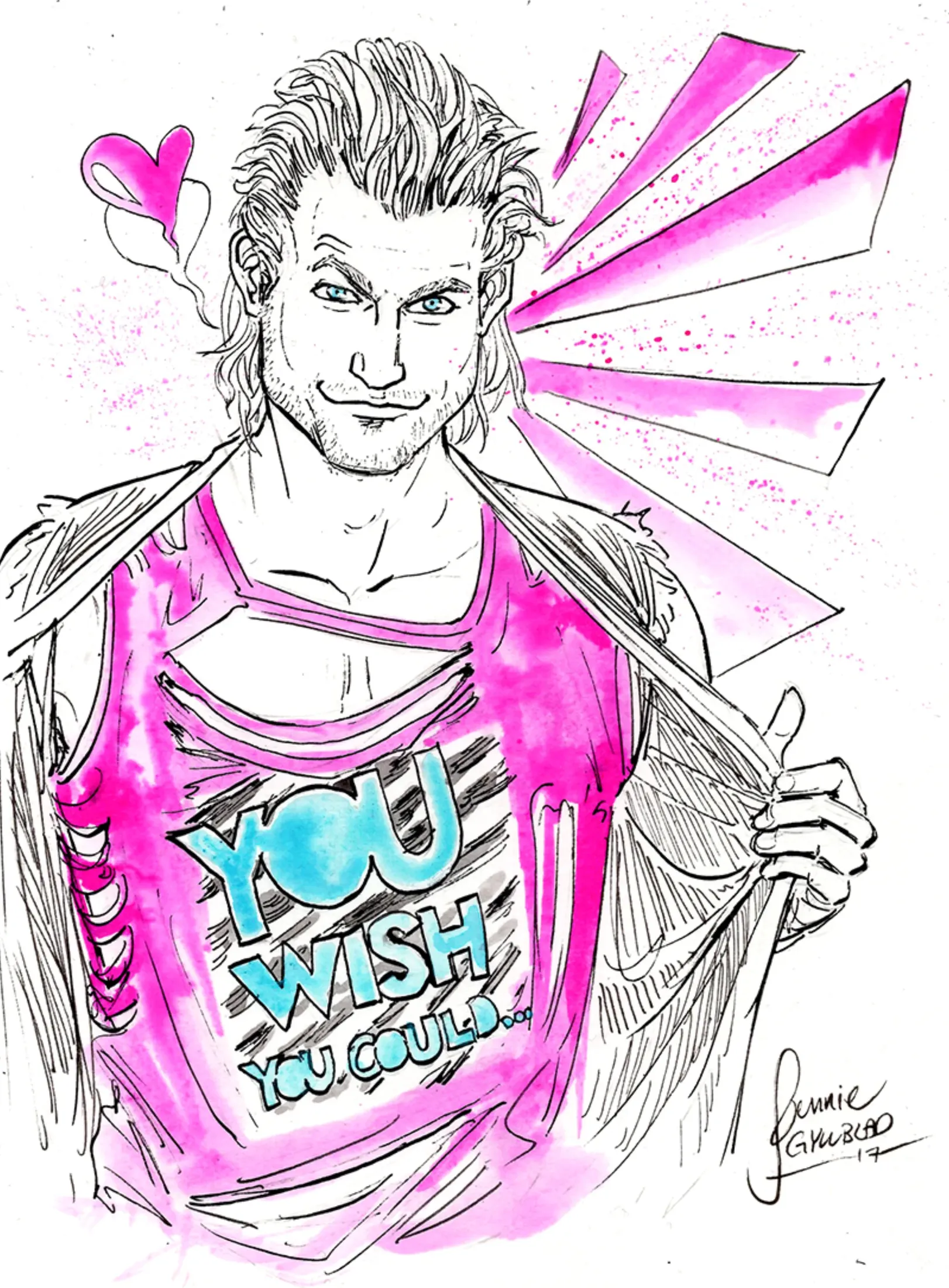 Wrestling fanart: Dolph Ziggler.