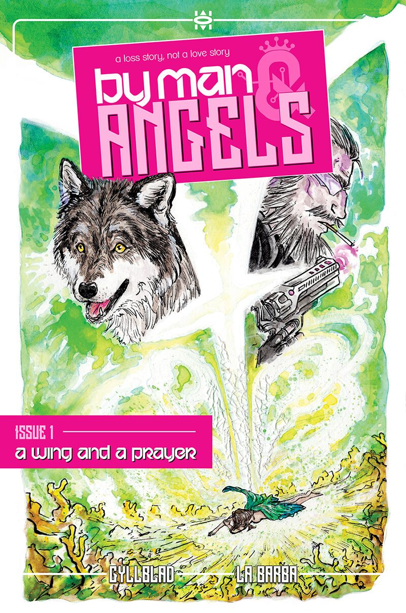 By Man and Angels sample page 1, issue 1.