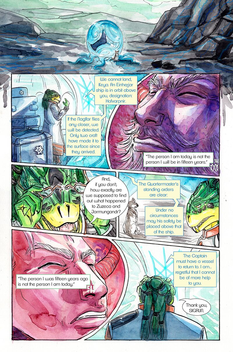 By Man and Angels sample page 3, issue 4.