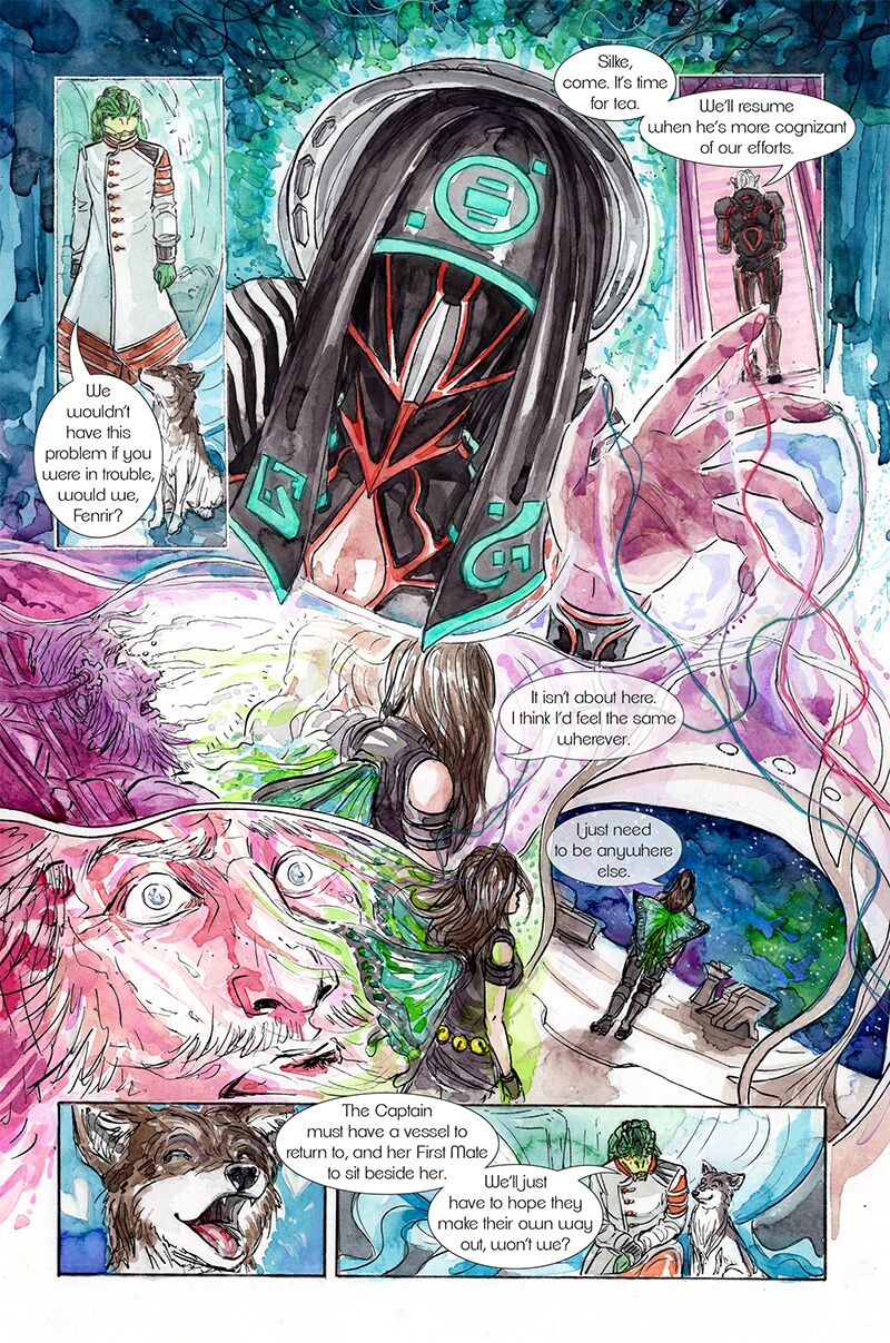 By Man and Angels sample page 4, issue 4.